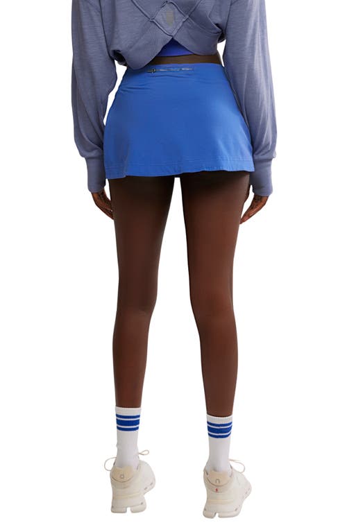 Free People Fp Movement Hot Shot Miniskort In Blue