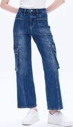 Bayeas High Waist Wide Leg Cargo Jeans