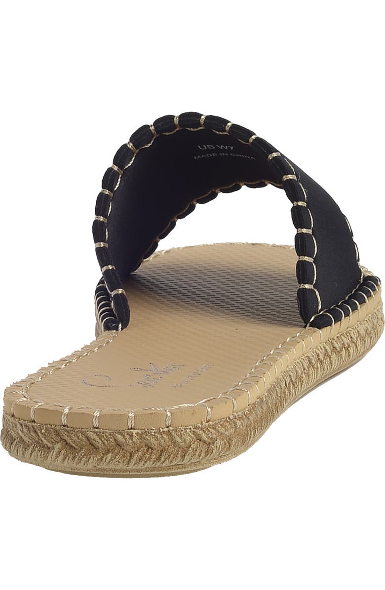 Sea Star Beachwear Cabana Water Resistant Espadrille Slide Sandal, Alternate, color,