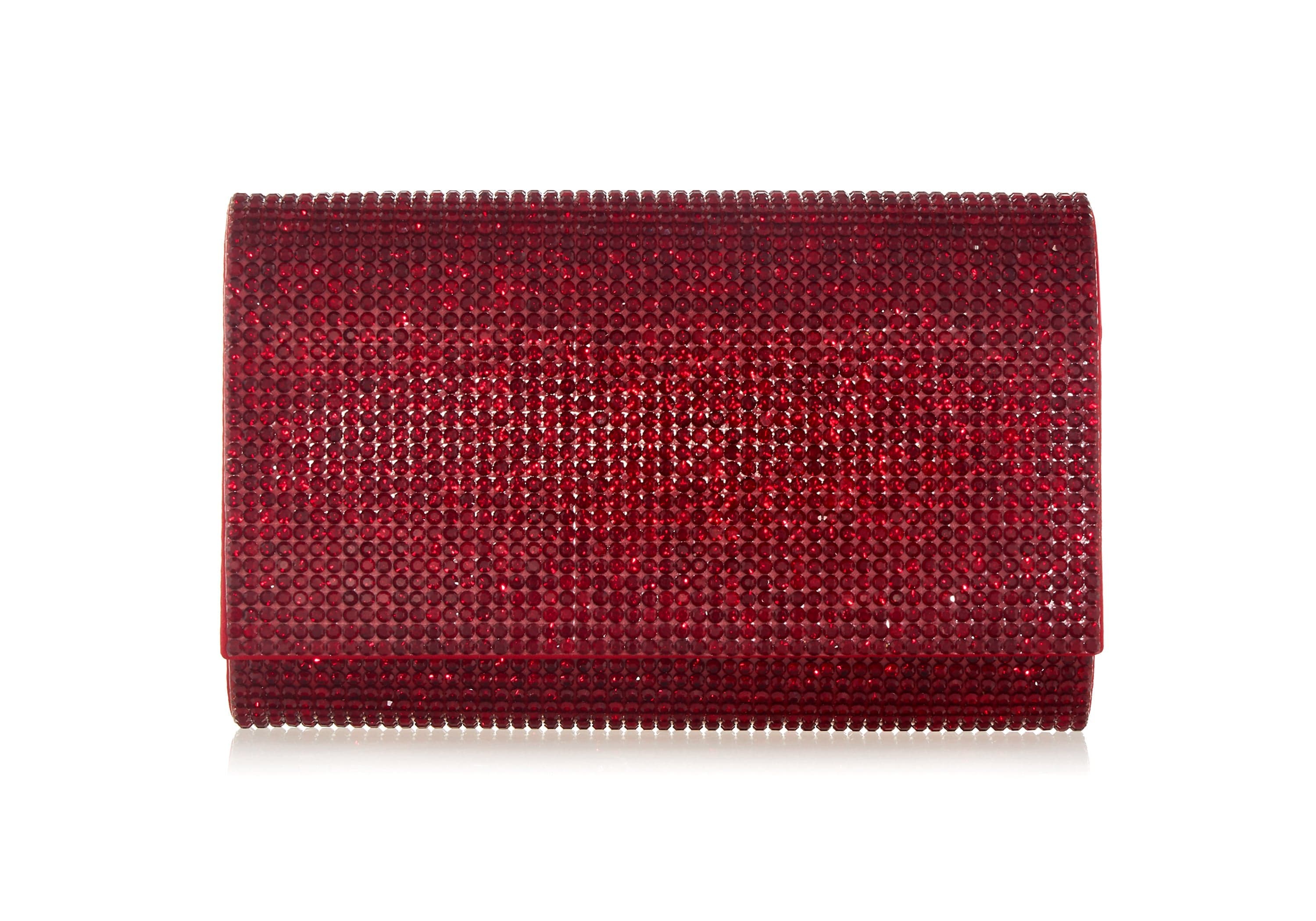 Fizzy Beaded Clutch, Main, color, EBONIZED SIAM RED