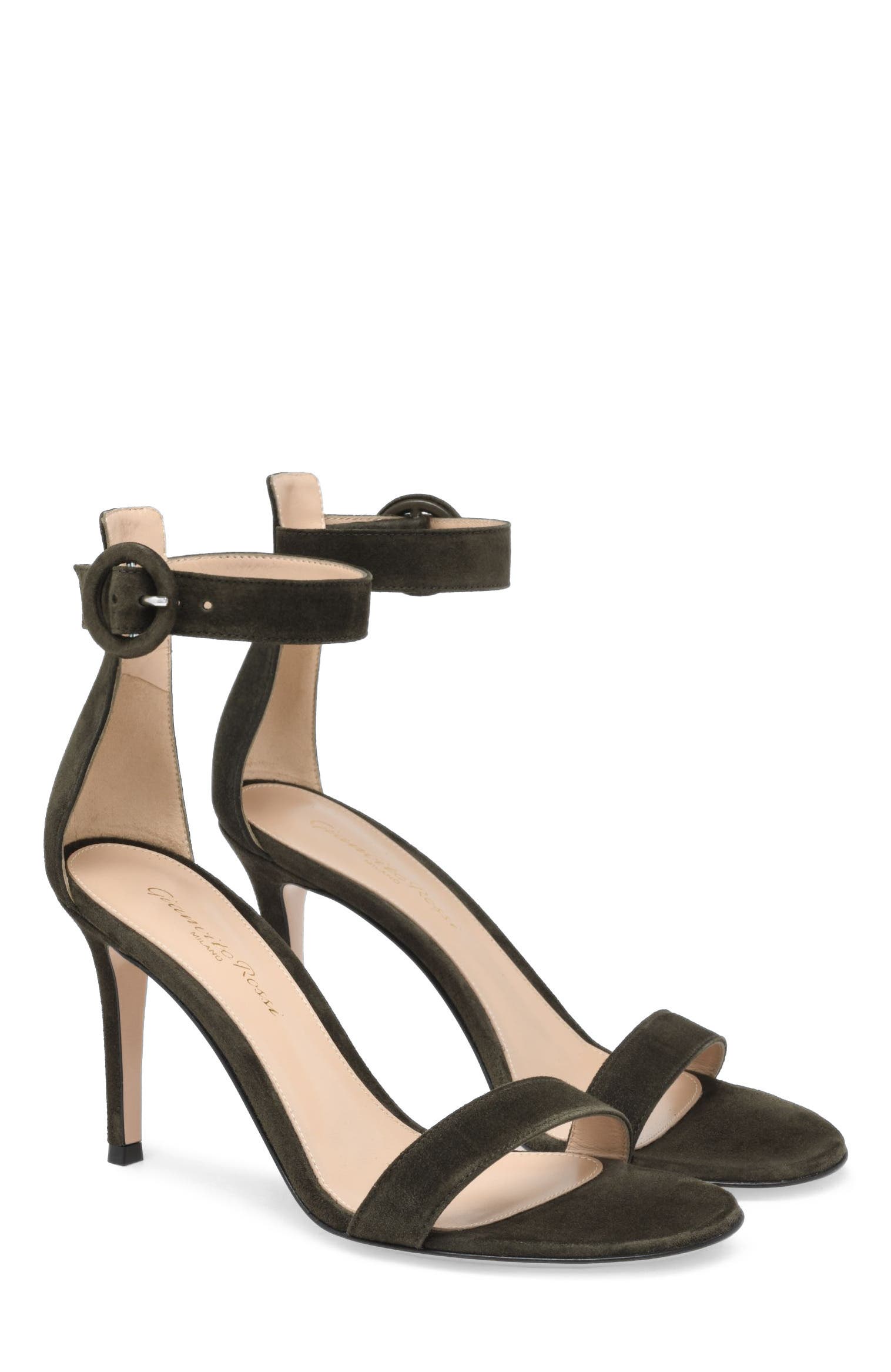 Portofino 85 Sandals, Alternate, color, Brown Suede
