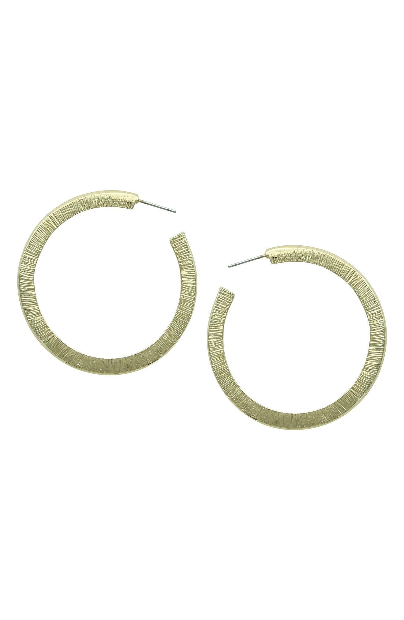 OLIVIA WELLES Dara Resin Hoop Earrings