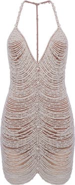 PatBO Solar Embroidery Mini Dress