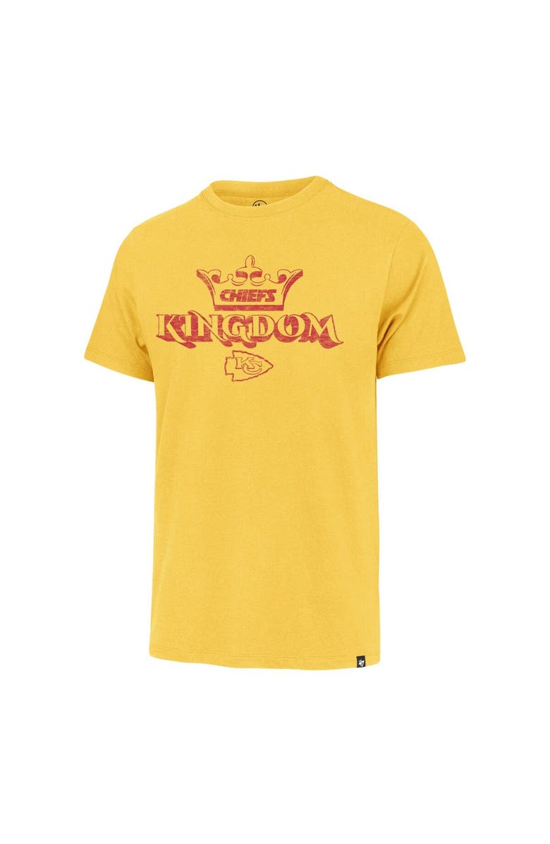 '47 Men's '47 Gold Kansas City Chiefs Chiefs Kingdom Regional Franklin T-Shirt, Alternate, color, Gold