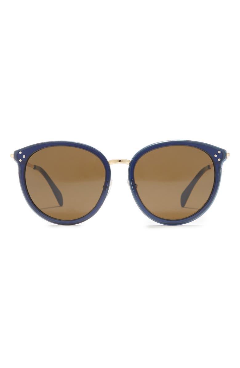 CELINE 56mm Round Sunglasses, Main, color,