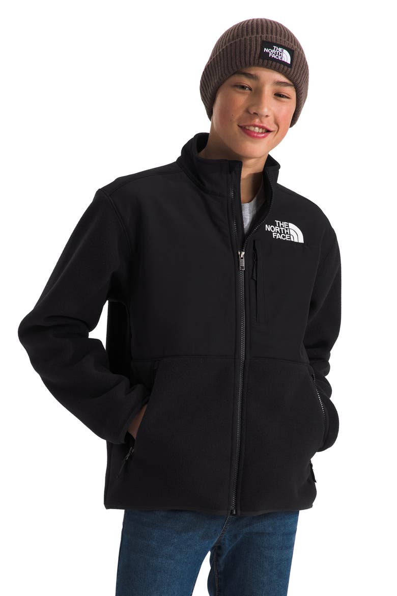 Kids' Denali Water Repellent Jacket, Alternate, color, TNF BLACK