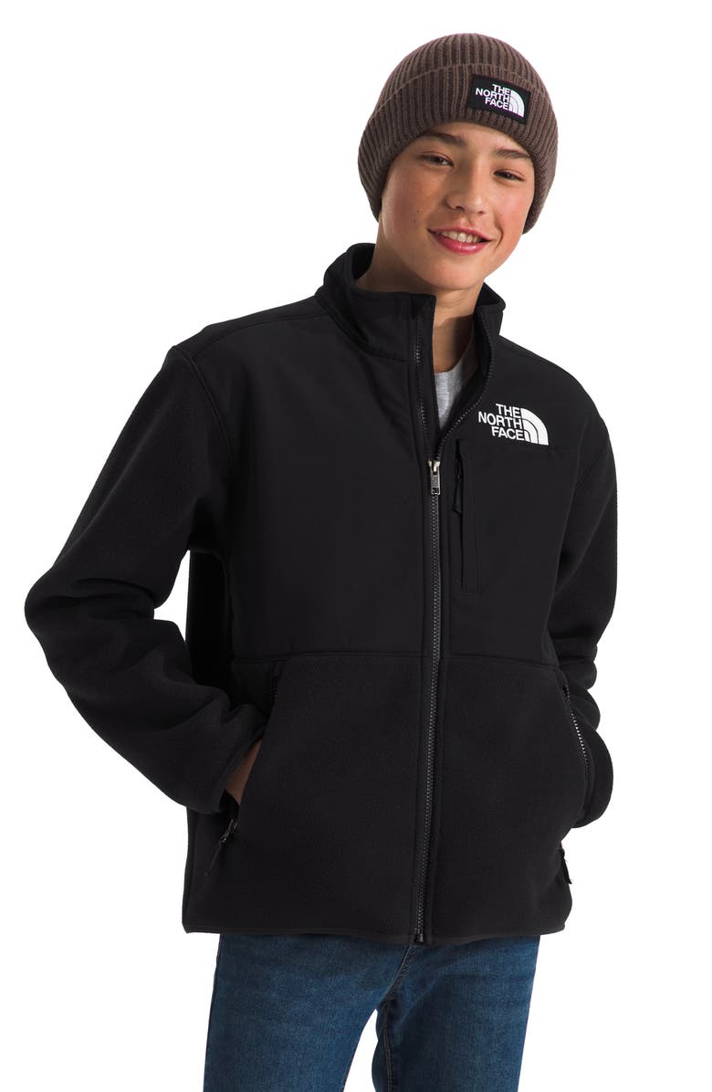 The North Face Kids' Denali Water Repellent Jacket, Alternate, color, Tnf Black