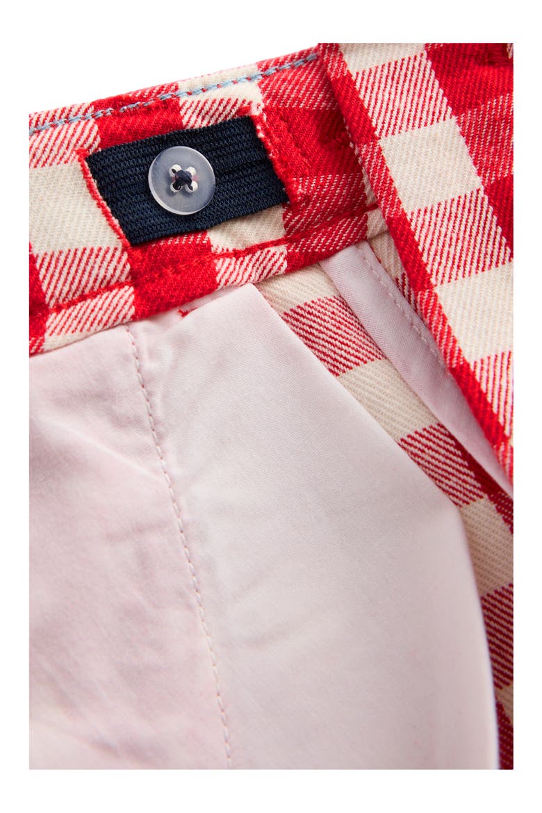Kids' Smart Check Shorts, Alternate, color, RED GINGHAM