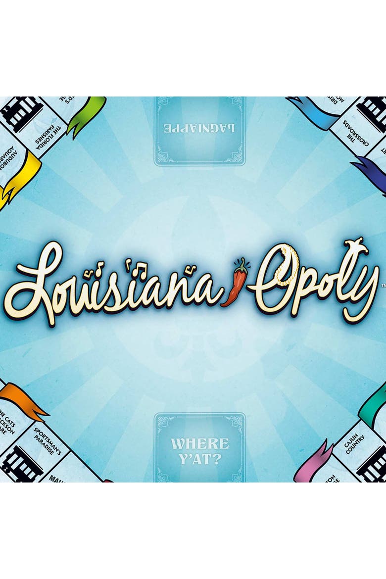 Louisiana Opoly Board Game, Alternate, color, Multicolored