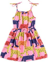 Tea Collection Tie Shoulder Twirl Dress