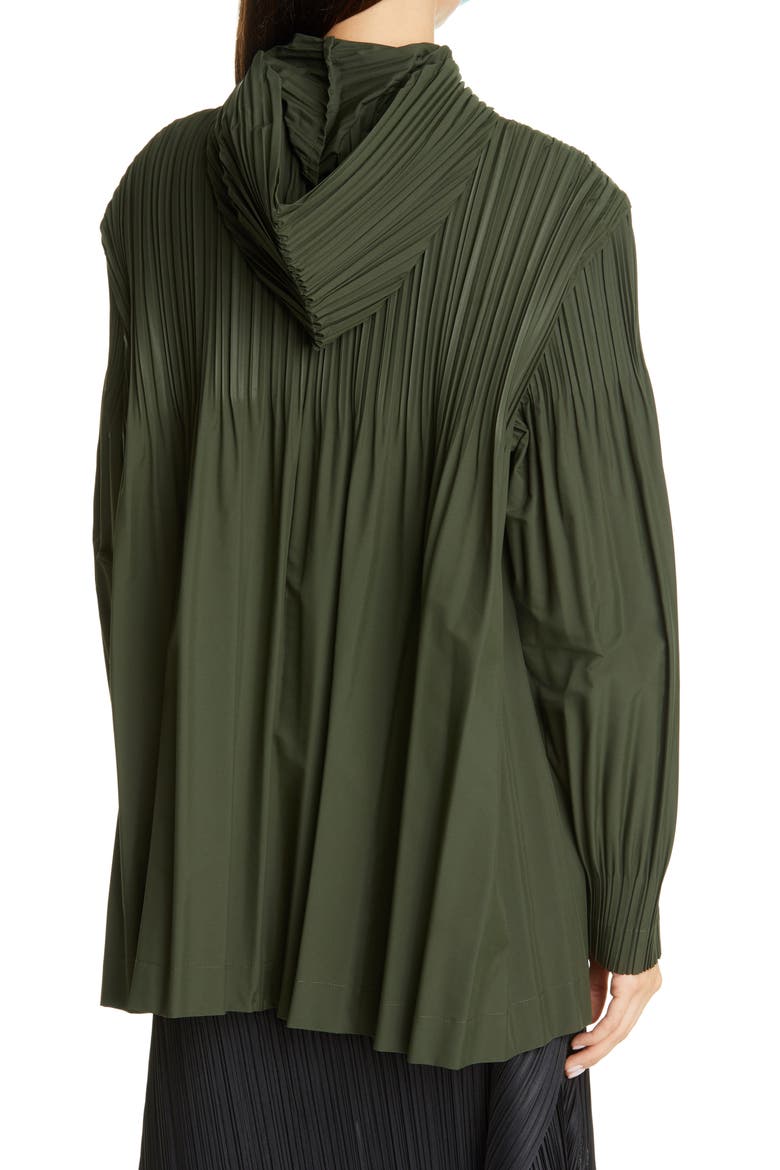 Jaunty Double Breasted Jacket, Alternate, color, MOSS GREEN