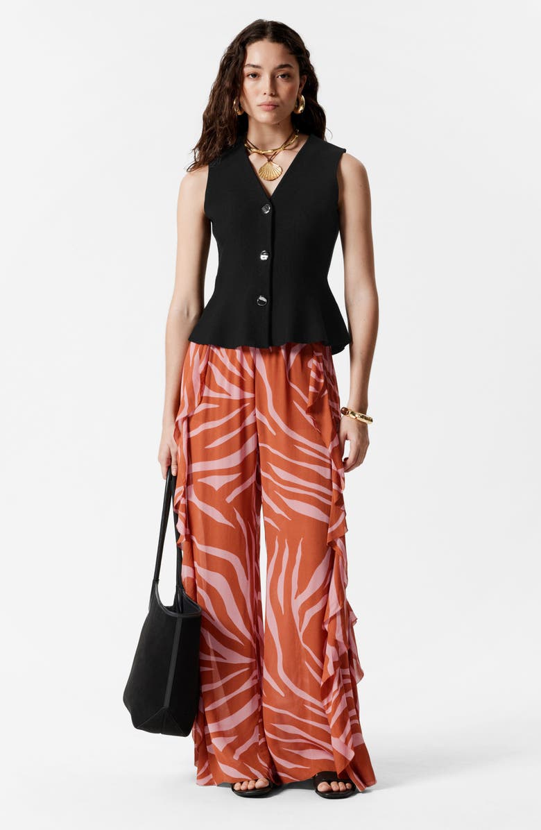 & Other Stories Peplum Knit Vest, Alternate, color, 