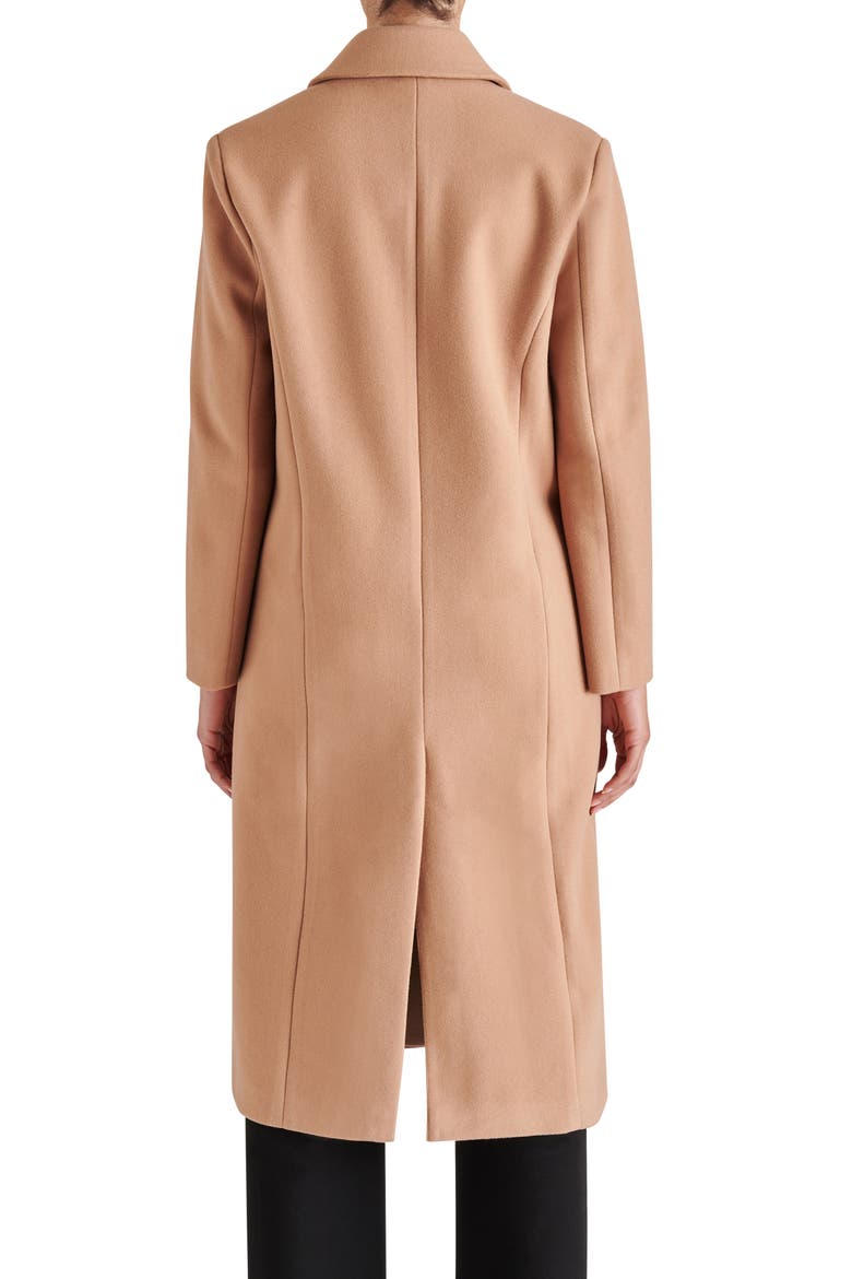Nell Long Double Breasted Coat, Alternate, color, CAMEL