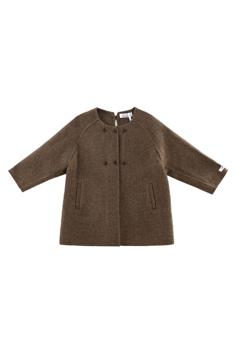 Classic Wool Coat, Main, color, Brown