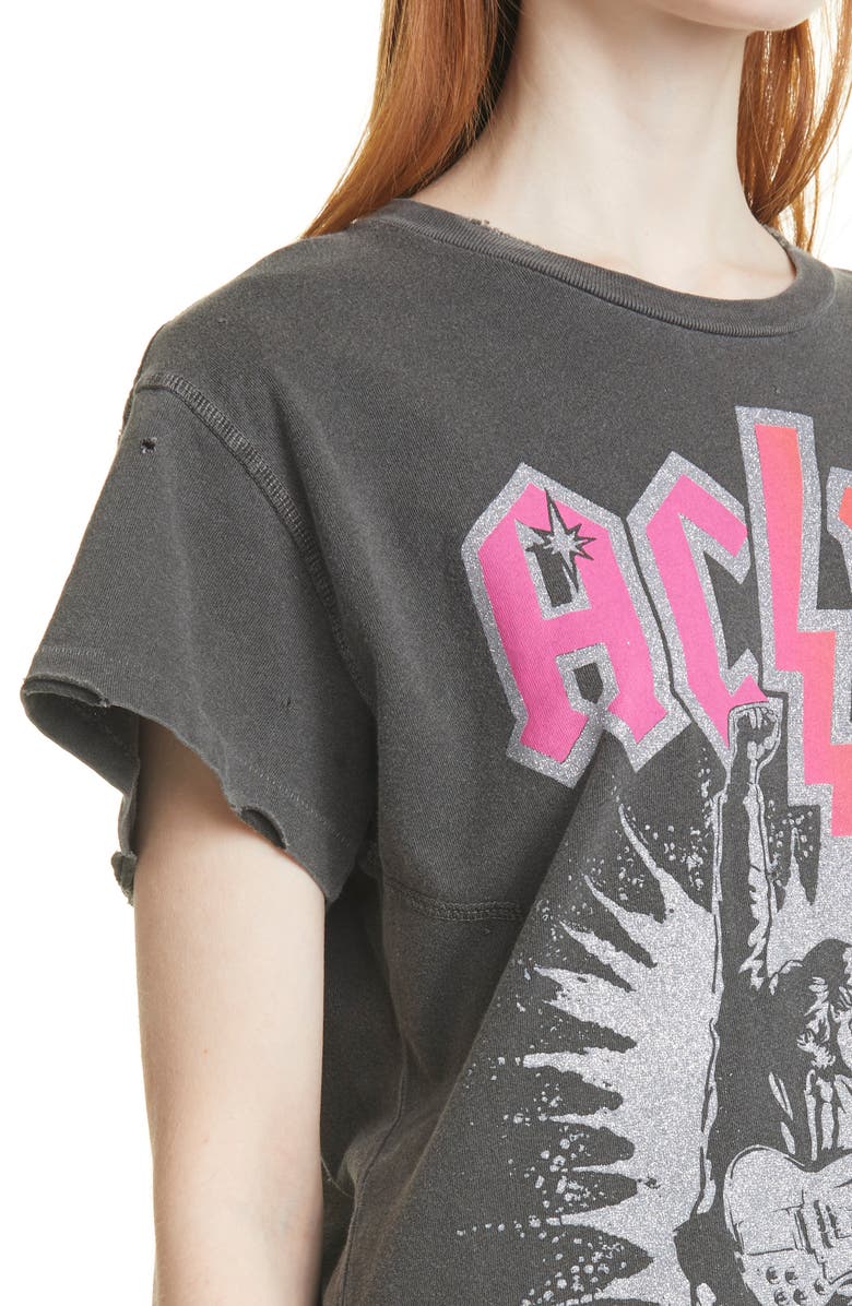 MadeWorn Women's AC/DC Graphic Tee, Alternate, color, 