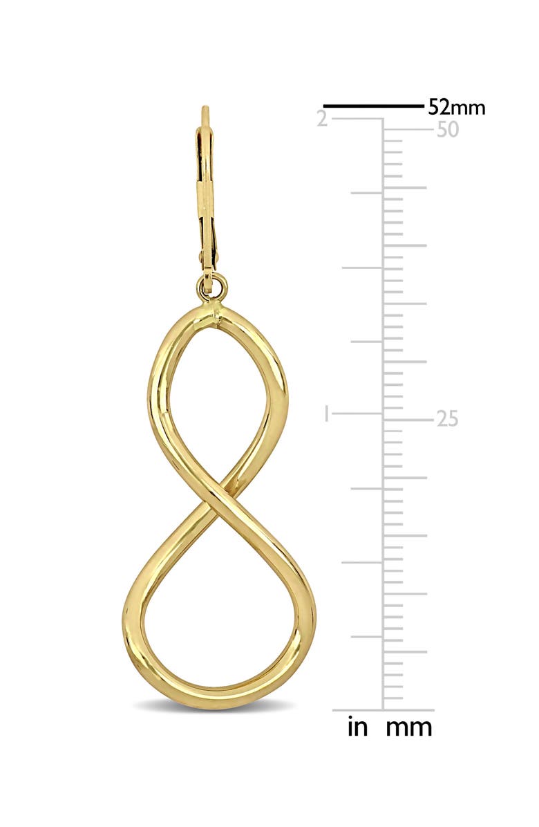 DELMAR Figure Eight Leverback Earrings, Alternate, color, 