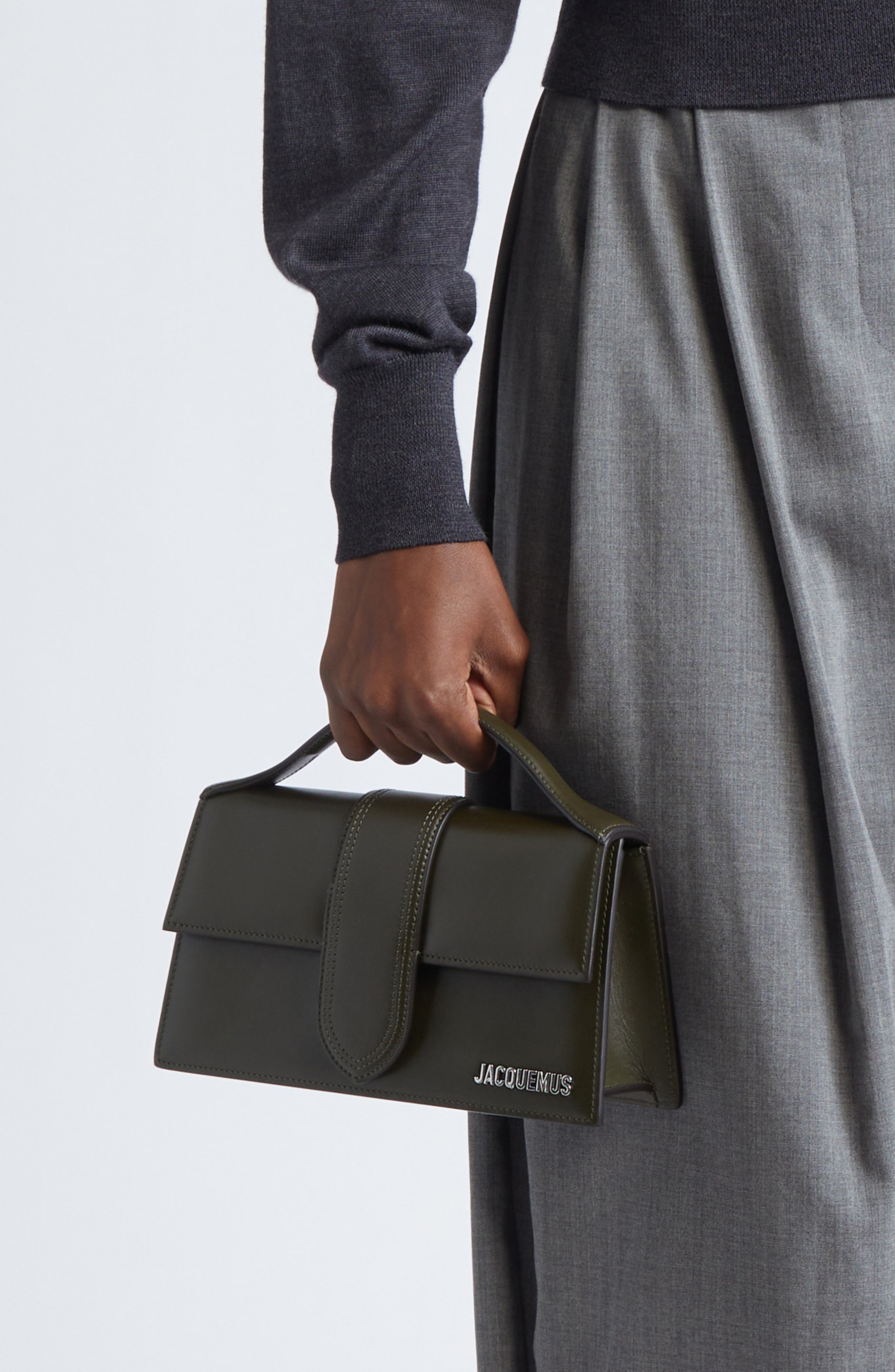 Jacquemus Le Grand Bambino Crossbody Bag, Alternate, color, Dark Khaki 580