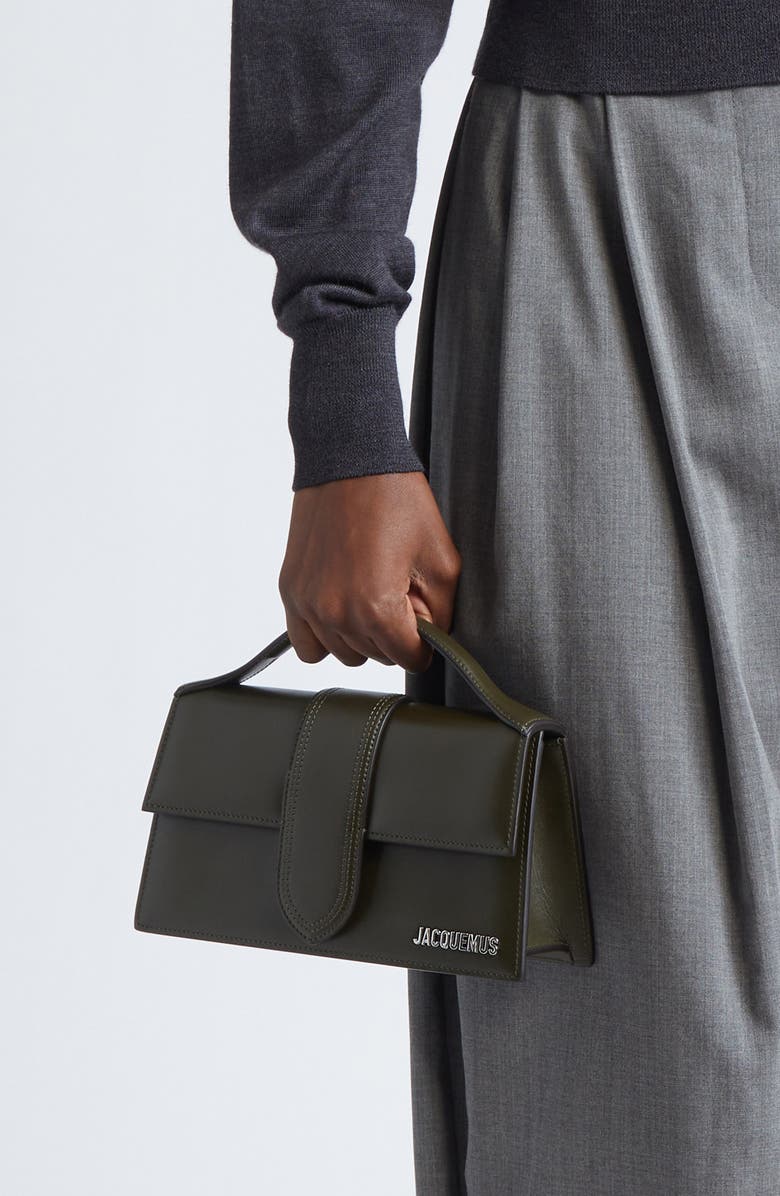 Jacquemus Le Grand Bambino Crossbody Bag, Alternate, color, Dark Khaki 580