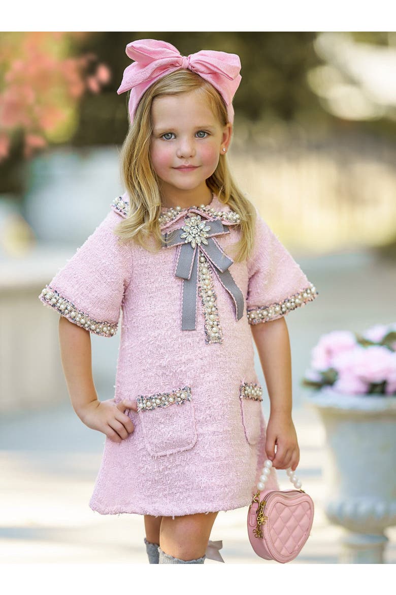 Prettiest Doll Cute Dressy Dress, Alternate, color, Pink
