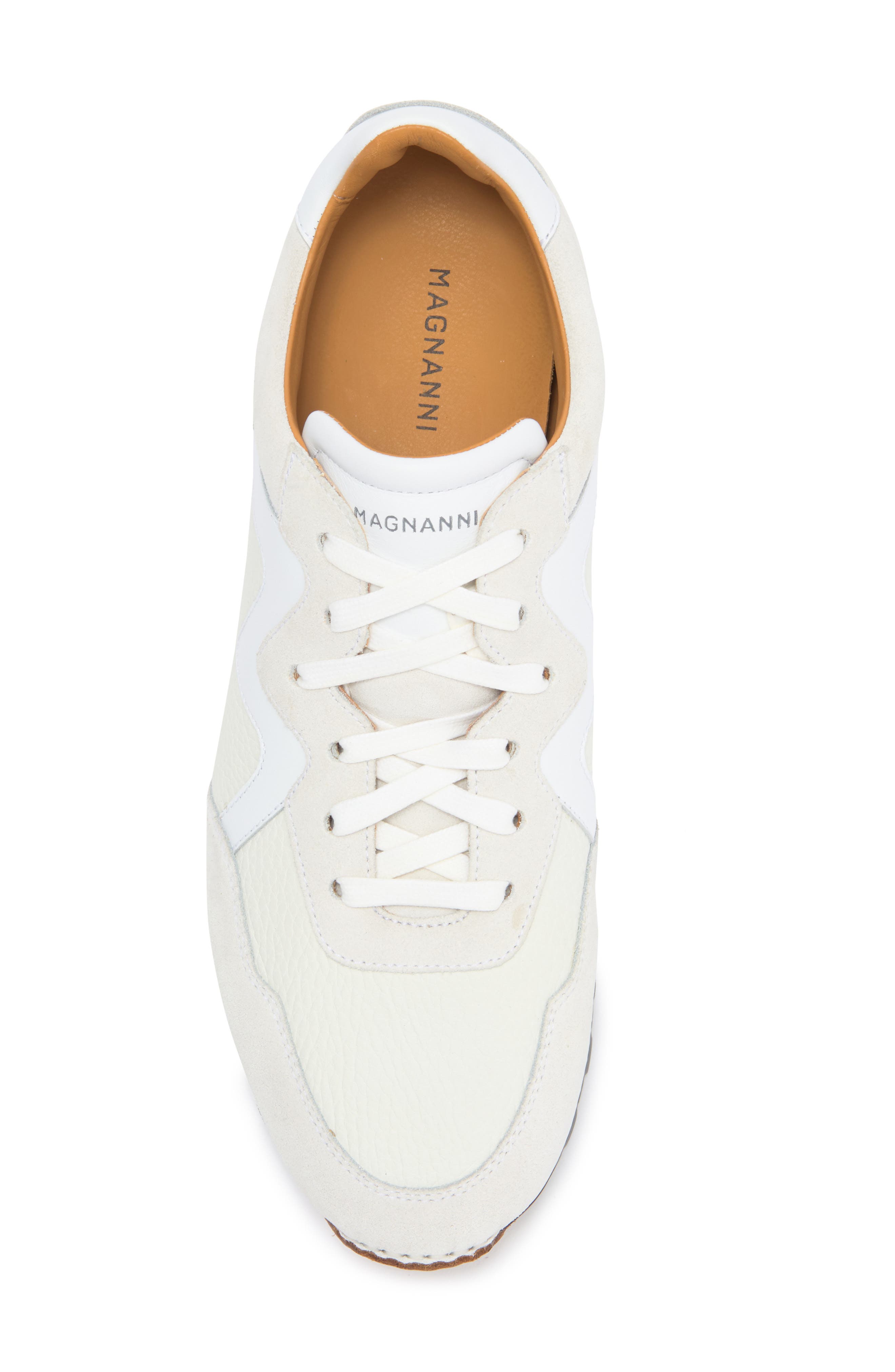 Asher Sneaker, Alternate, color, WHITE