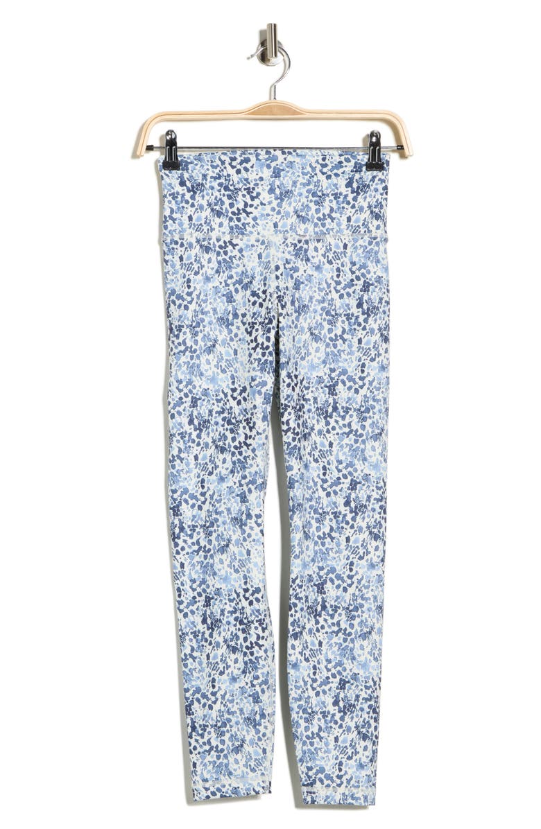 BALANCE COLLECTION Contender Ankle Leggings, Main, color, Blue Painterly Animal