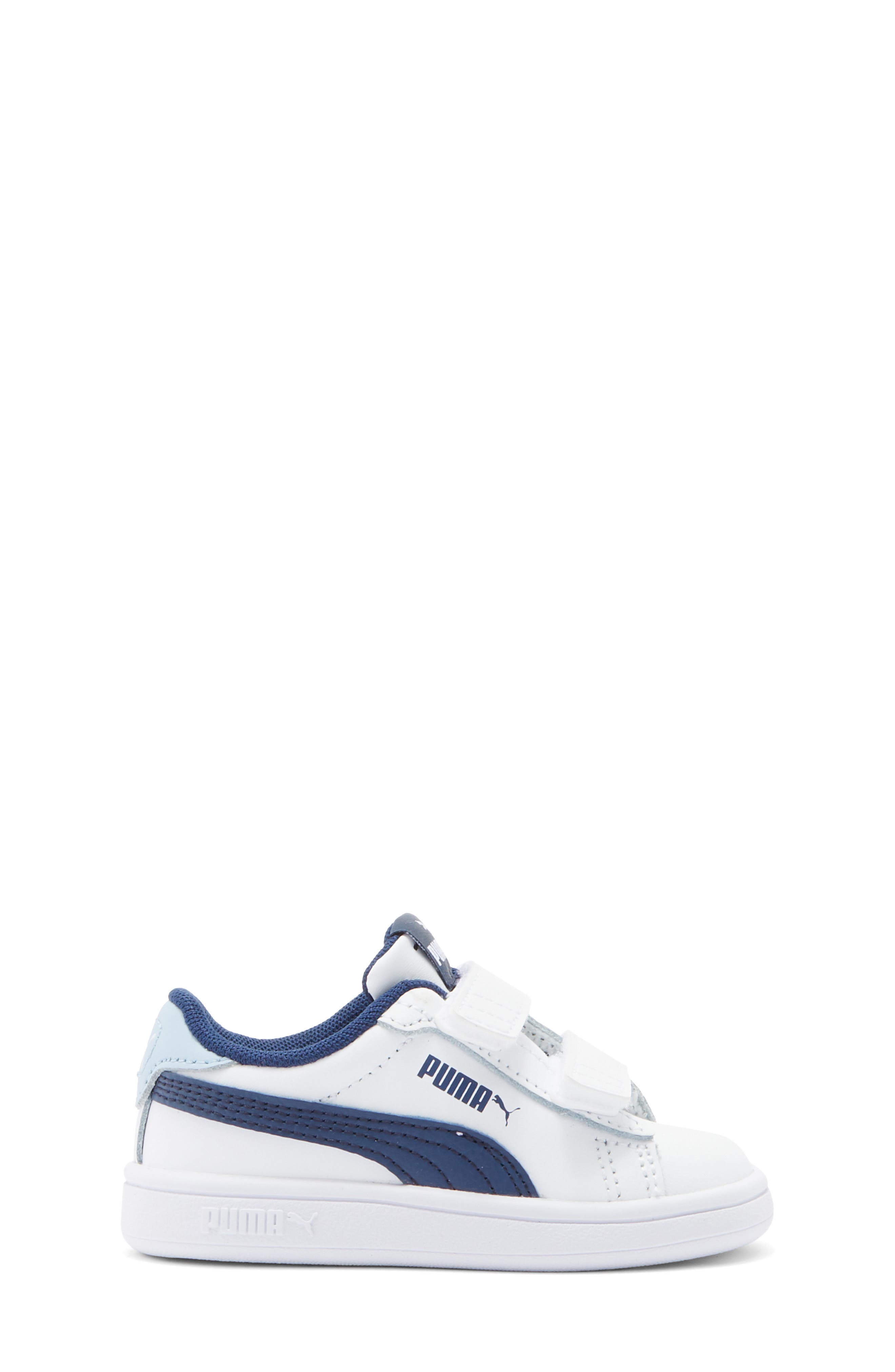 PUMA Kids' Smash 3.0 Sneaker, Alternate, color, Puma White/ Persian Blue