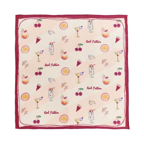 "Happy Hour" Silk Bandana