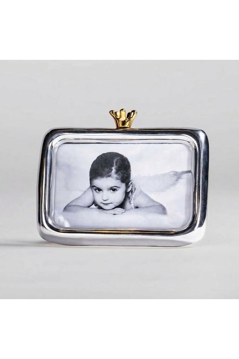 Crown Frame, Alternate, color, Silver & Gold