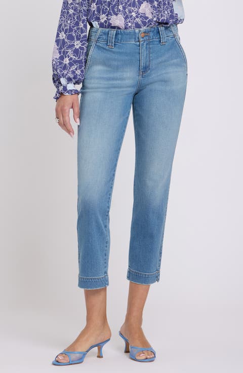 NYDJ Sheri Slant Pocket Ankle Slim Jeans (Regular & Petite)
