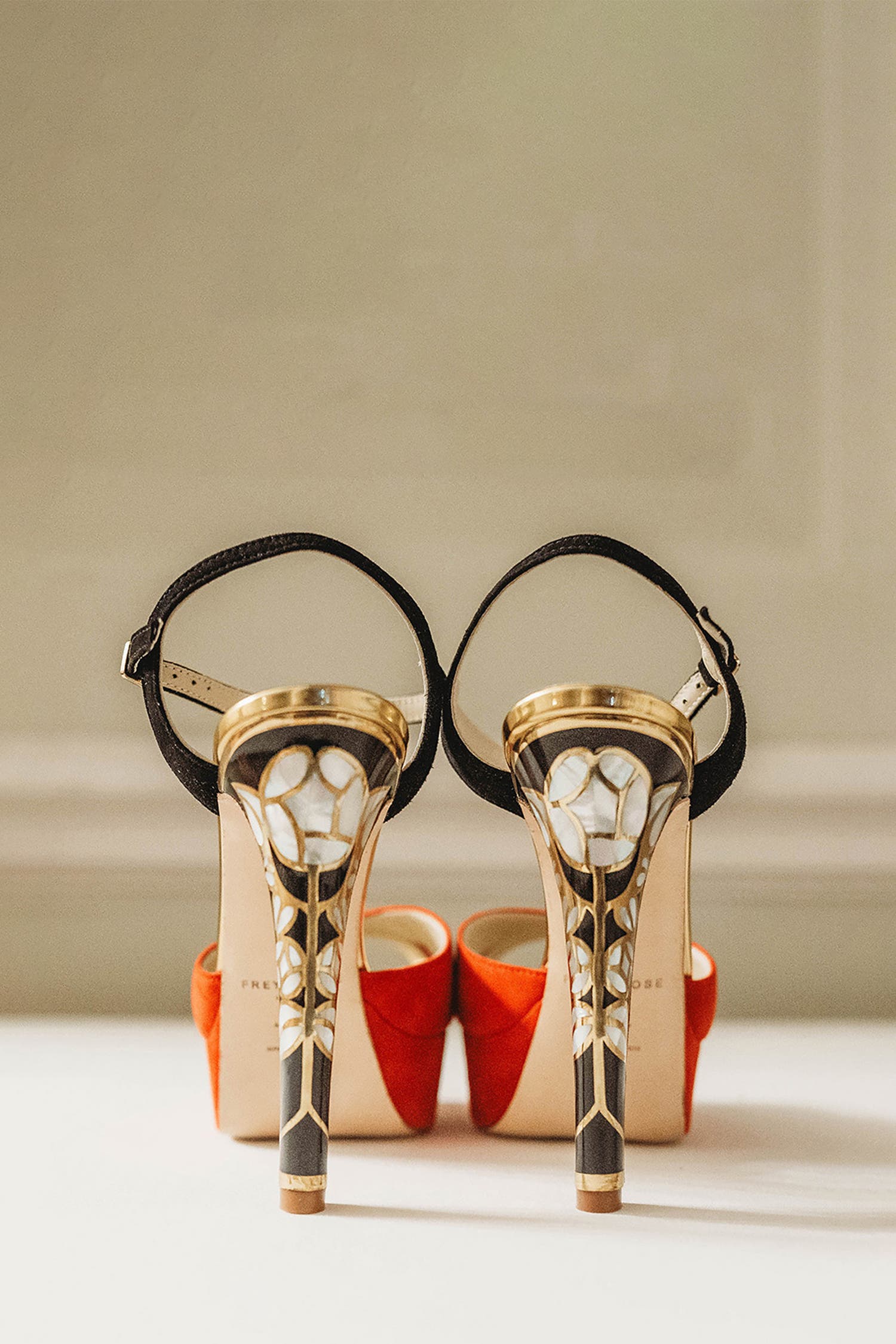Freya Rose Rose in Bloom Rouge Ankle Strap Pearl Heel Sandal, Alternate, color, Red