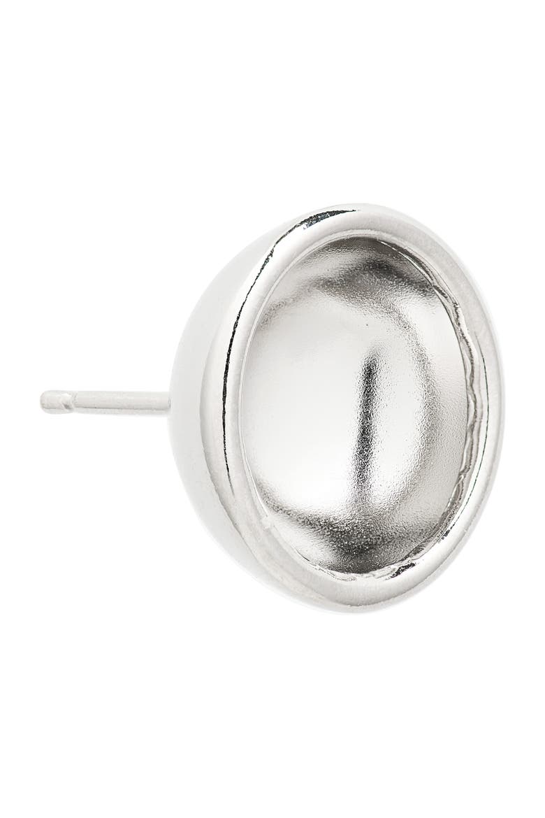 Small Freja Stud Earrings, Alternate, color, PALLADIUM