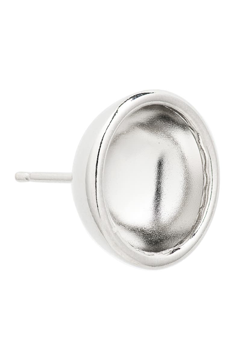 Justine Clenquet Small Freja Stud Earrings, Alternate, color, Palladium