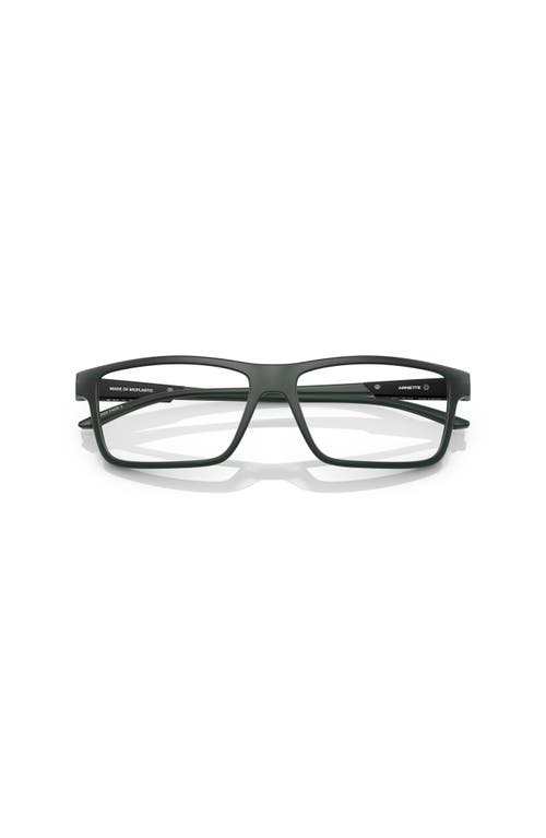 Arnette 56mm Rectangle Optical Glasses In Green