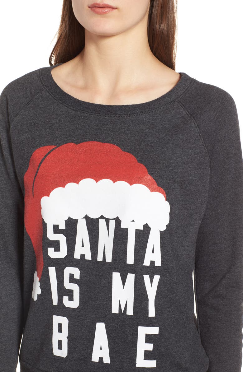 Prince Peter Santa Is My Bae Pullover, Alternate, color, 
