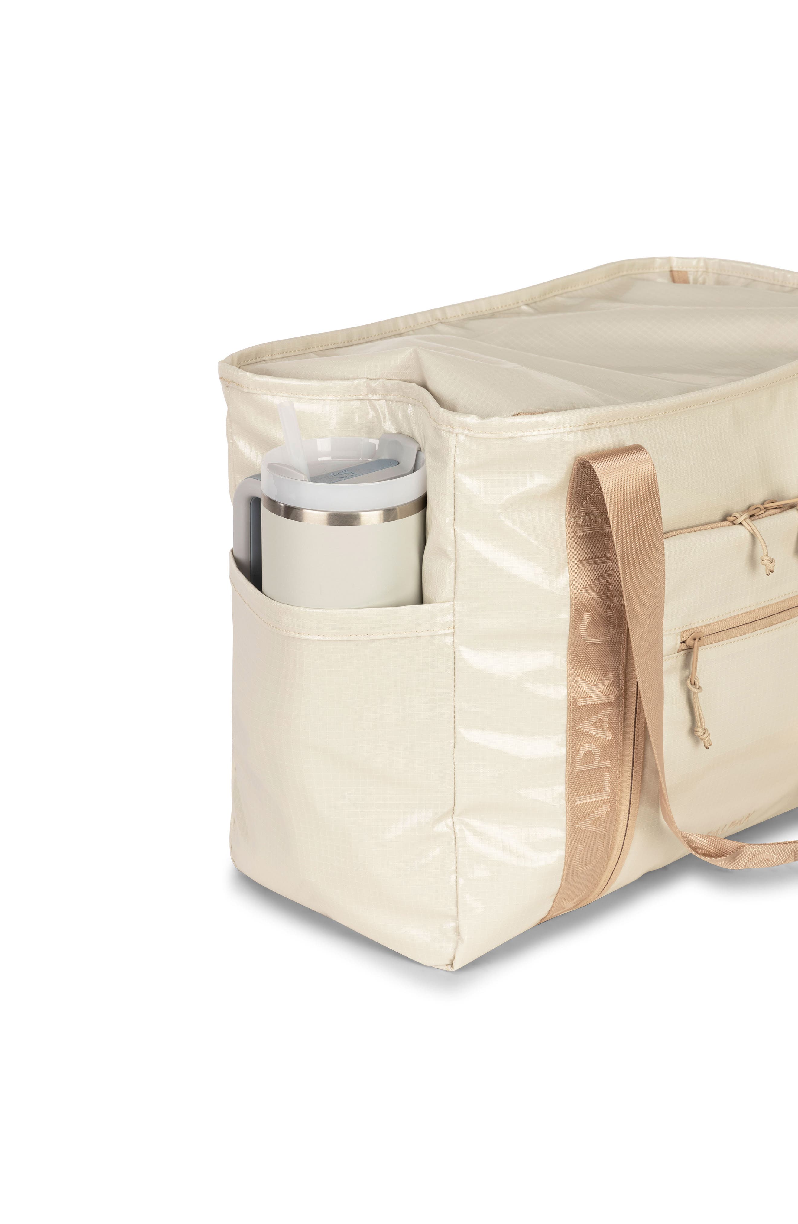 Terra 35L Water Resistant Zip Tote, Alternate, color, WHITE SANDS