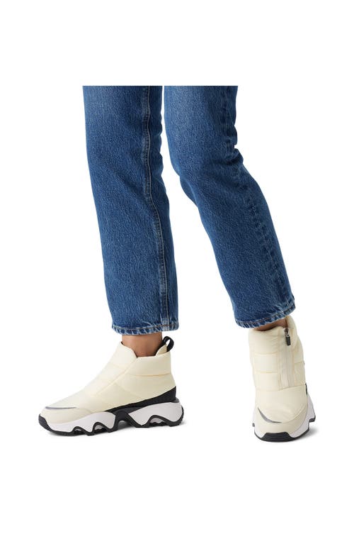 Sorel Kinetic Impact Waterproof Zip Bootie In White