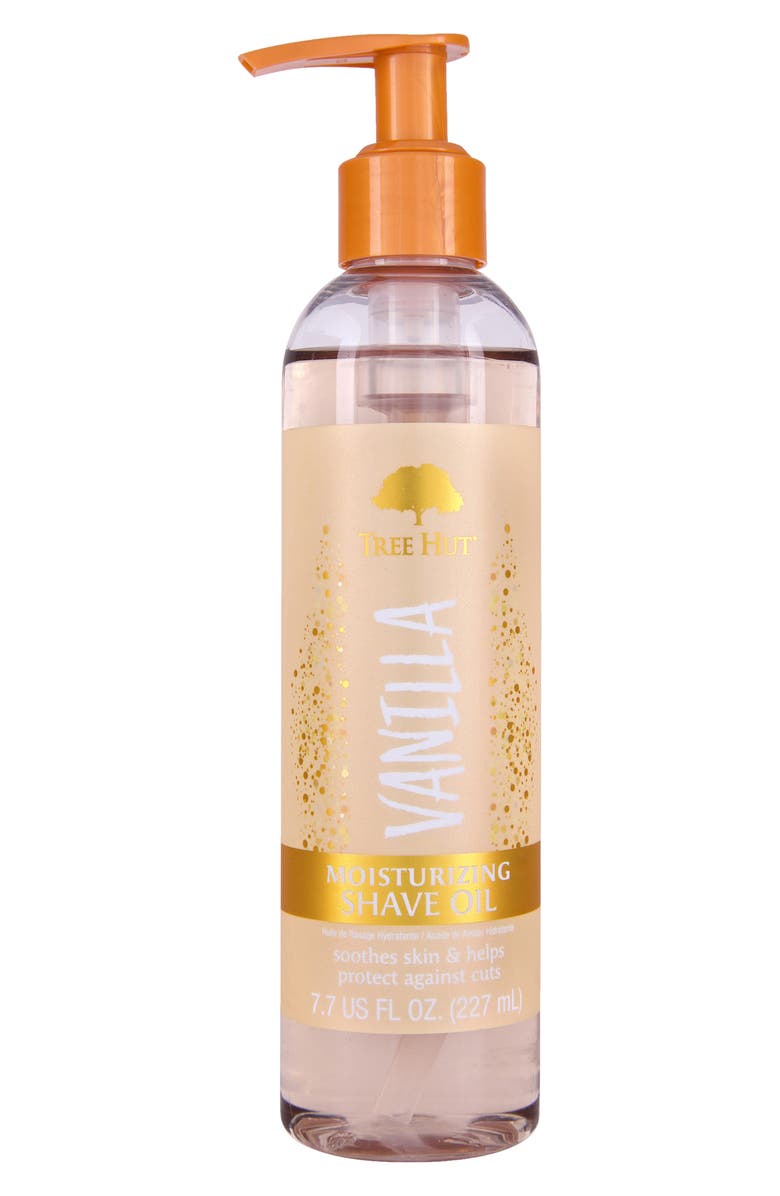Tree Hut Vanilla Moisturizing Shave Oil, Main, color,