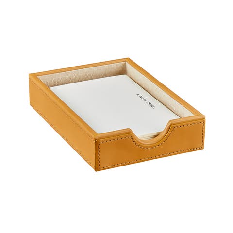 Classic Leather Memo Tray