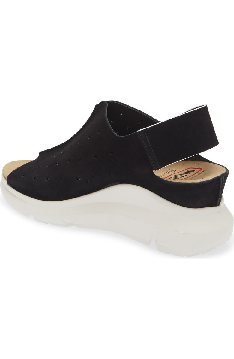 On Foot Slingback Wedge Sandal, Alternate, color,