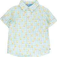 RuggedButts Cotton Gauze Short Sleeve Button Down Shirt
