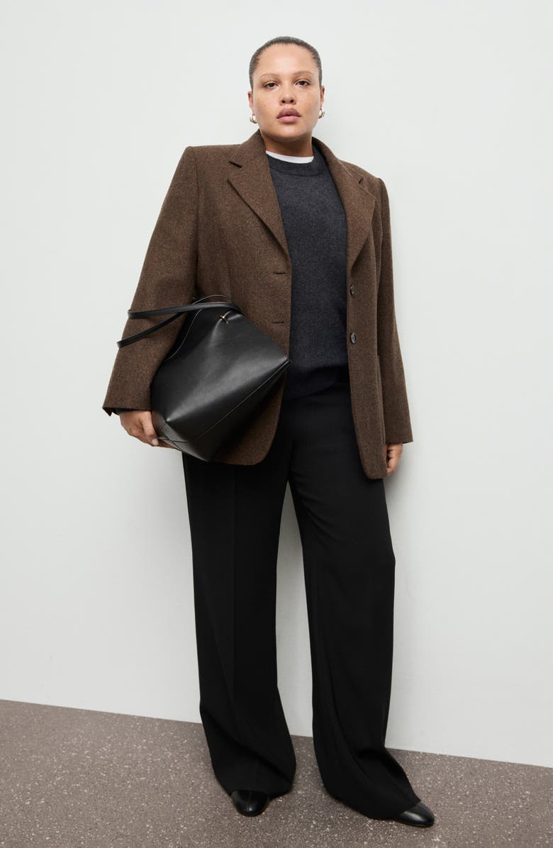 MANGO Mariano Sweater, Main, color, Charcoal