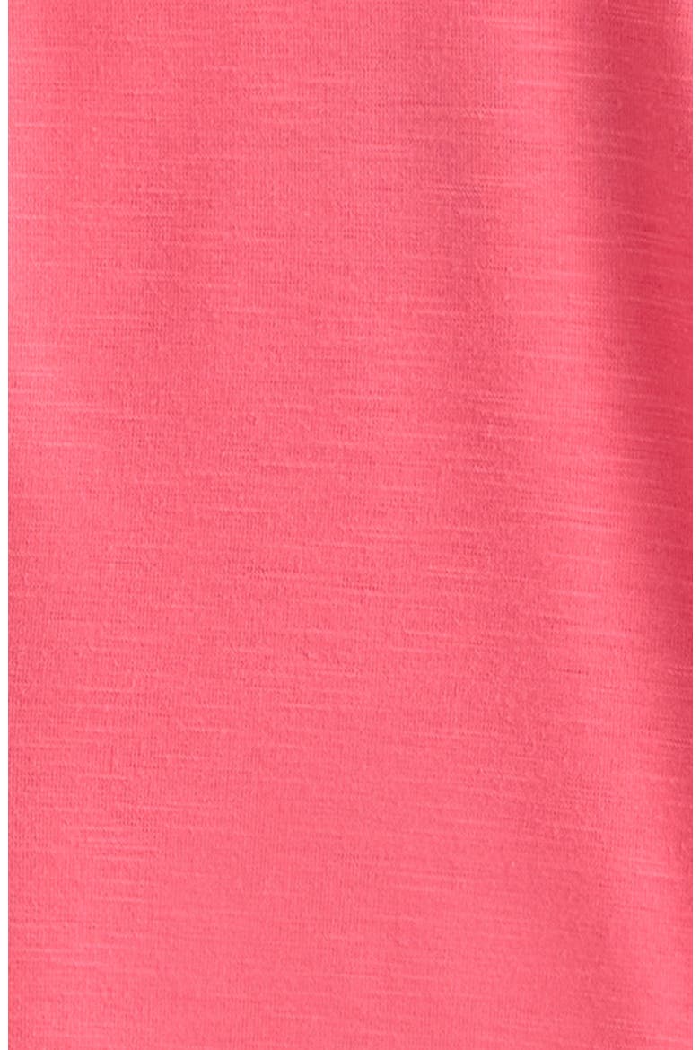 Kids' Twist Front T-Shirt, Alternate, color, PINK CAMELIA