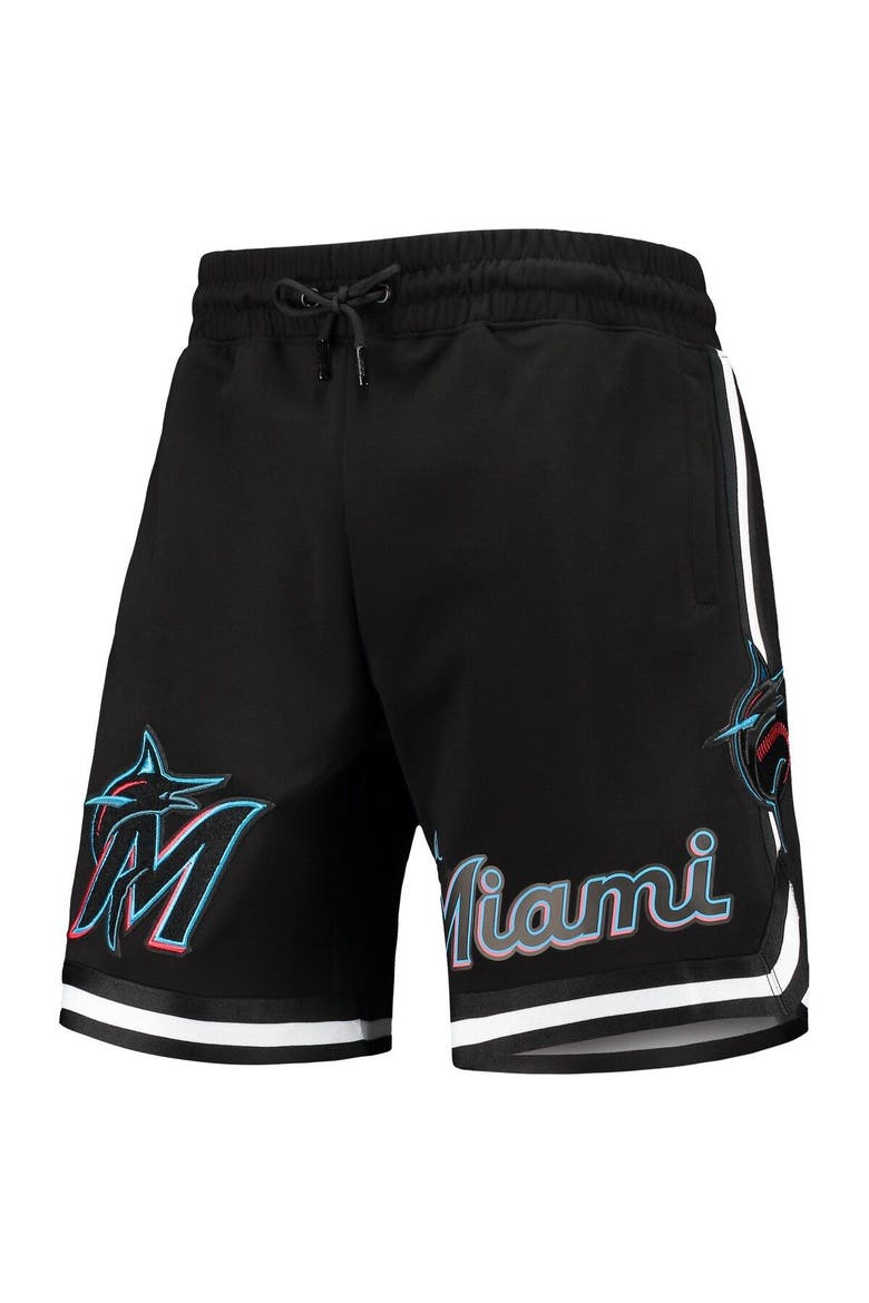 Men's Pro Standard Black Miami Marlins Team Shorts, Alternate, color, Black