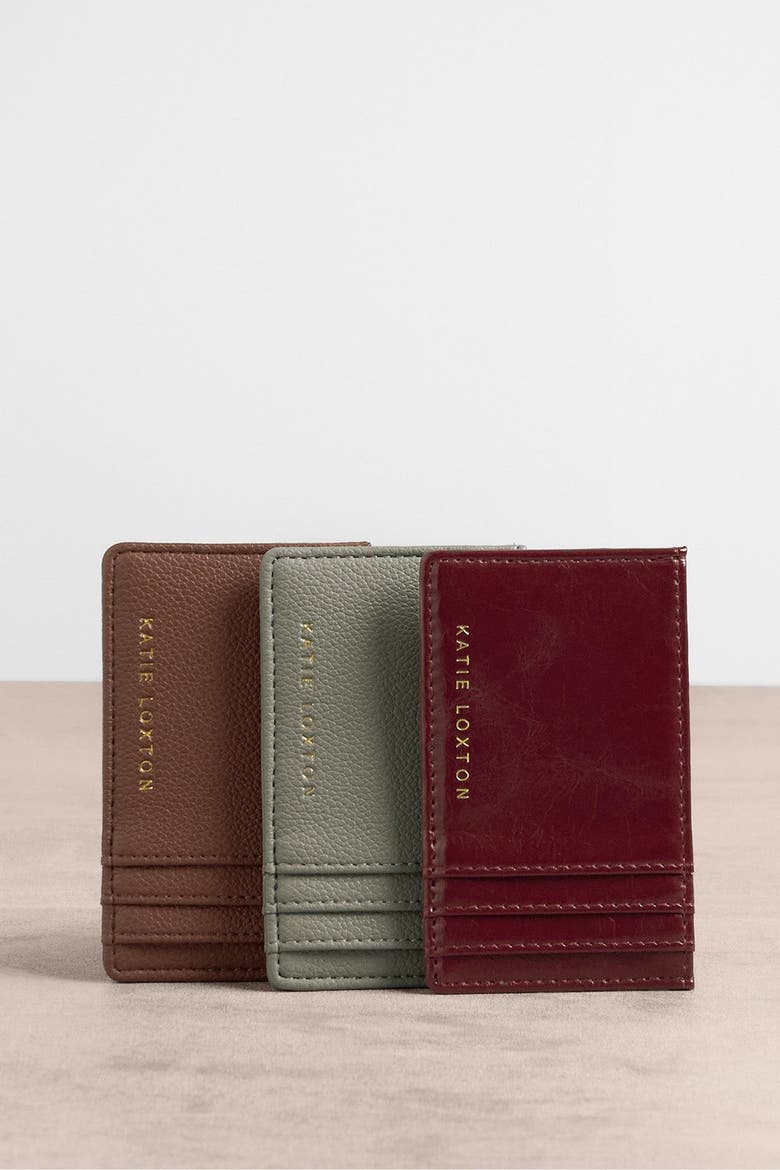 Laila Card Holder, Alternate, color, Graphite Green