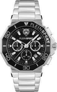 PLEIN SPORT Titan Three Hand Quartz Bracelet Watch, 46mm