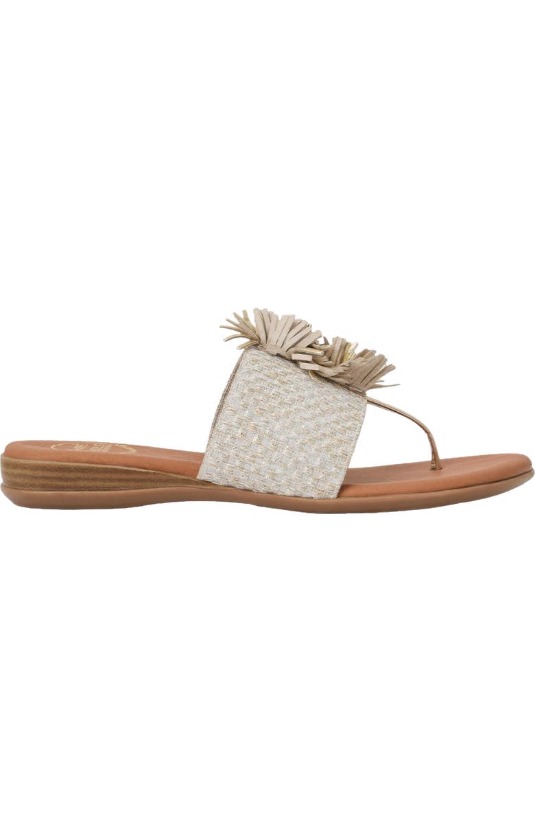 André Assous Novalee Woven Sandal, Alternate, color, Platino Multi