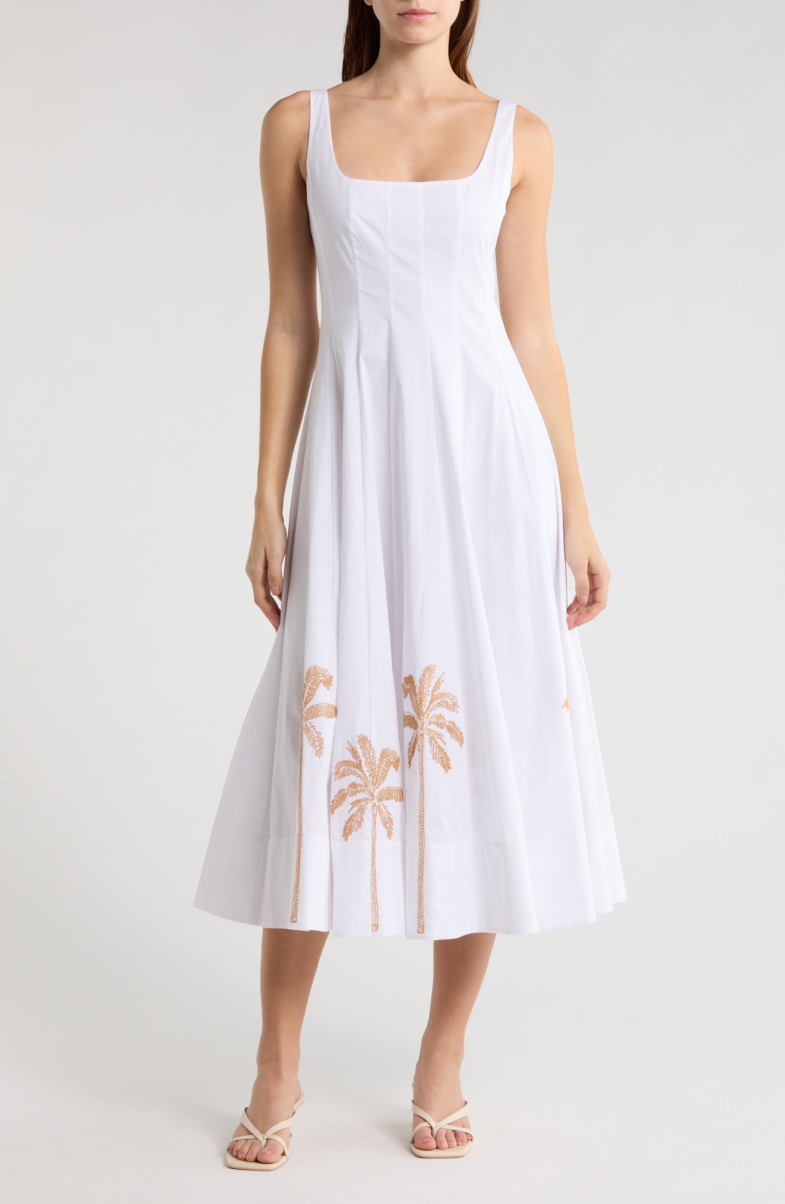 Wells Sleeveless Midi Sundress