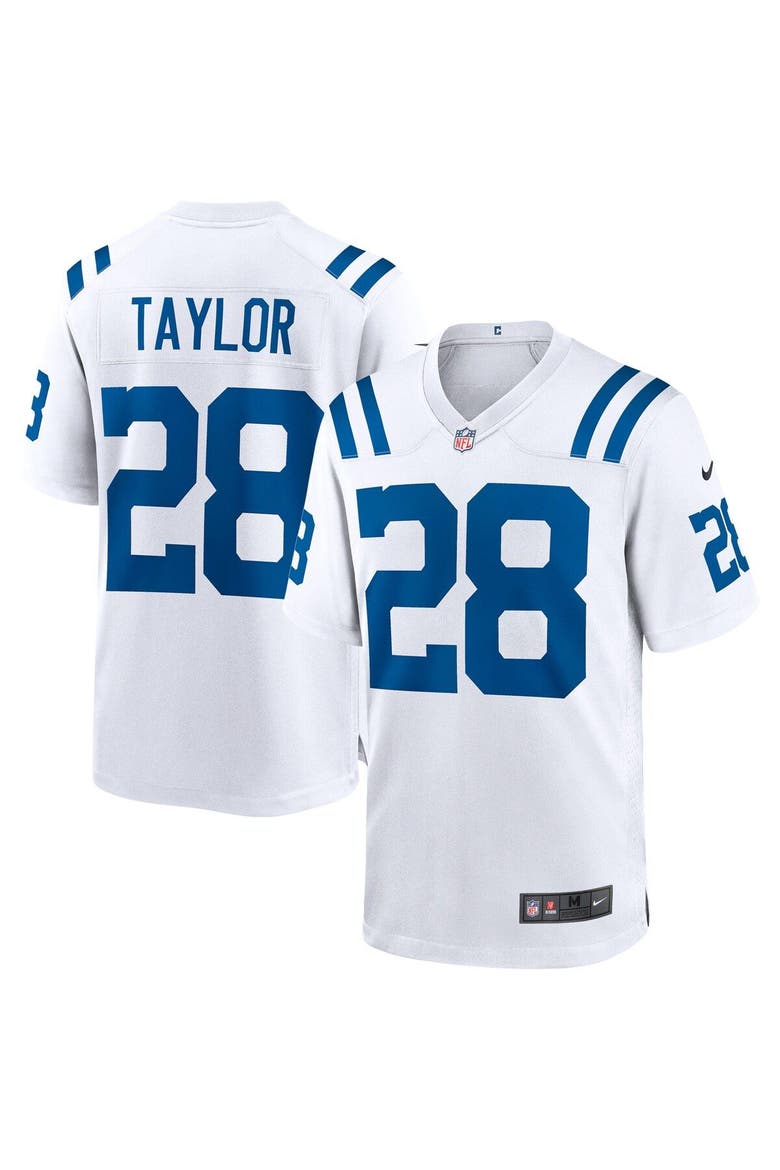 Men's Nike Jonathan Taylor White Indianapolis Colts Game Jersey, Main, color, White
