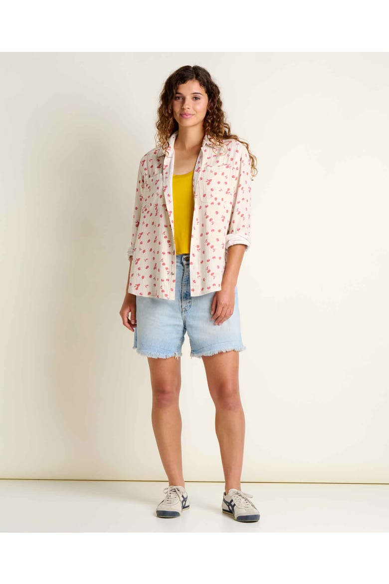 Tate Double Weave Long Sleeve Shirt, Alternate, color, Salt Print