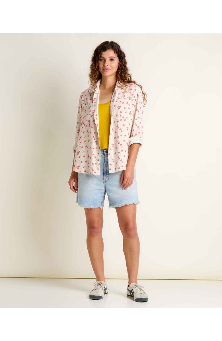 Toad & Co Tate Double Weave Long Sleeve Shirt, Alternate, color, Salt Print